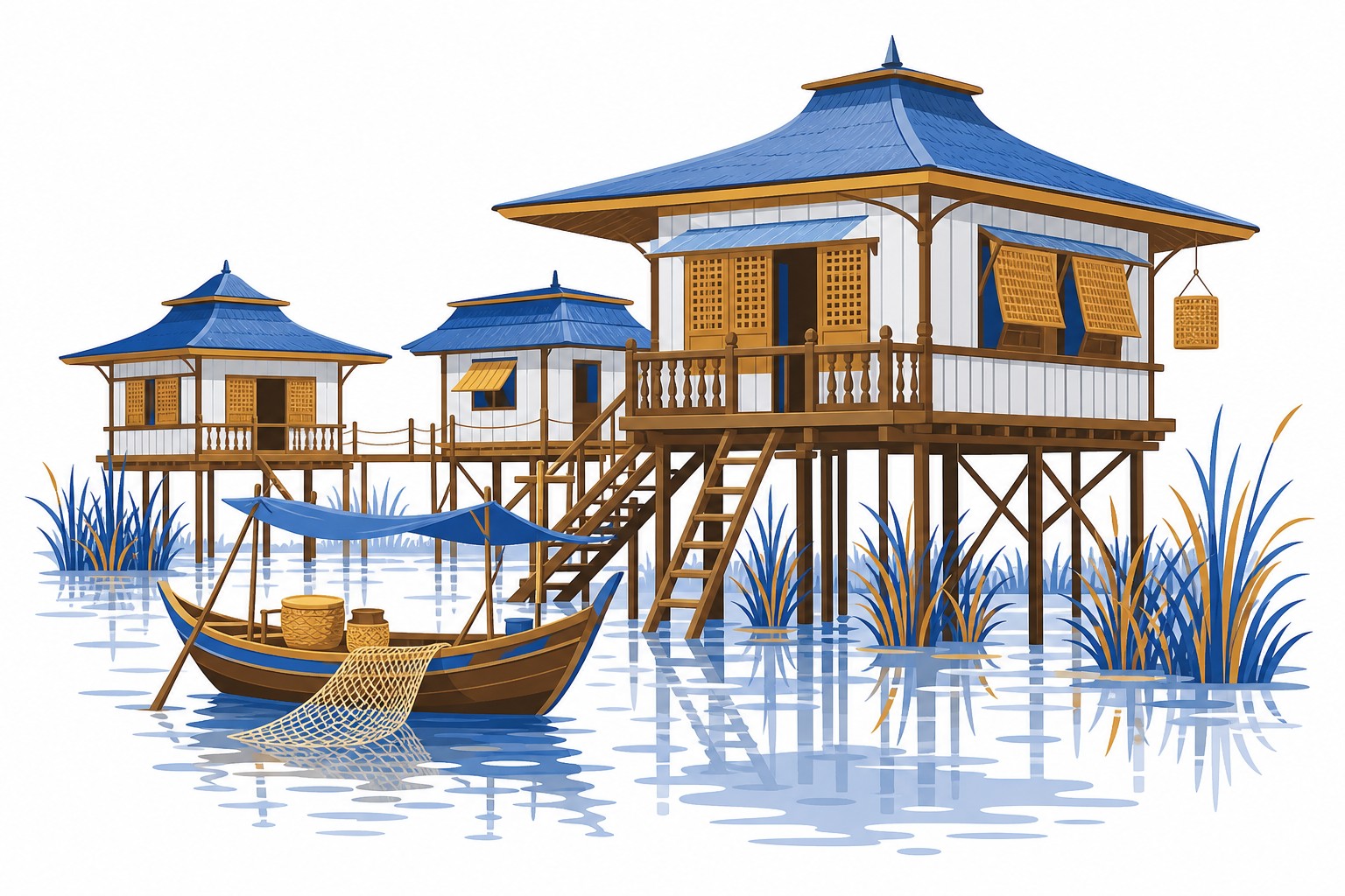 St. Malo, the stilt-house fishing village Filipino sailors built in the Louisiana marshland in 1763
