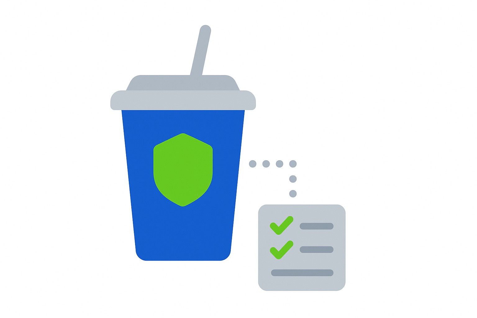 Illustration of a beverage bottle with a Singapore Nutri-Grade A label and a colour-coded A-to-D grading scale